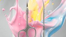 Forfecuta cuticule profesionala Staleks UNIQ 20 type 4 Pentru unghii asimetrice - SQ-20/4