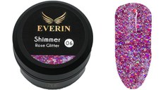 Gel color Shimmer Rose Glitter Everin 5ml- 06 - SRG-02