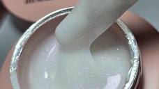 Gel cu Sclipici Shimmer Obsession Everin 50gr - Milky White SO-02-50