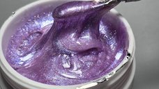 Gel UV de Constructie FSM Unicorn 50gr Nr. 06 | Violet-Lila cu Reflexii Holografice