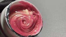 Gel UV pentru Construcție FSM Unicorn 50g Nr. 03 | Roz Intens cu Reflexii Aurii | fsm-romania.ro