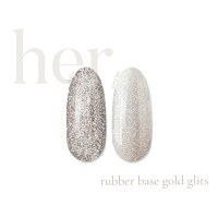 Her Rubber Base Gold Glits - 1