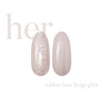 Her Rubber Base Gold Glits - 1