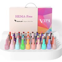 Kit oja semipermanenta Venalisa VIP 4, 60 culori, +Primer+ Base Coat + 3x Top Coat+ catalog culori si transport gratuit - VIP4-KIT - 1
