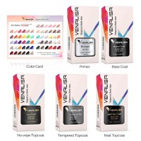 Kit oja semipermanenta Venalisa VIP 4, 60 culori, +Primer+ Base Coat + 3x Top Coat+ catalog culori si transport gratuit - VIP4-KIT - 4