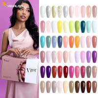 Kit oja semipermanenta Venalisa VIP 5, 60 culori, +Primer+ Base Coat + 3x Top Coat+ catalog culori si transport gratuit - Everin - 3