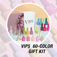 Kit oja semipermanenta Venalisa VIP 5, 60 culori, +Primer+ Base Coat + 3x Top Coat+ catalog culori si transport gratuit - Everin - 6