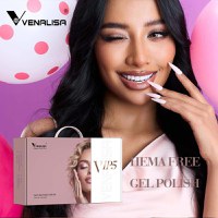 Kit oja semipermanenta Venalisa VIP 5, 60 culori, +Primer+ Base Coat + 3x Top Coat+ catalog culori si transport gratuit - Everin - 7
