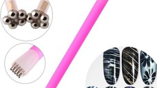 Magnet floare pentru oja cat eye