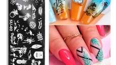 Matrita de unghii pentru stampila summer trends SU-02