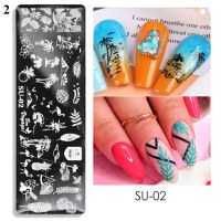 Matrita de unghii pentru stampila summer trends SU-02 - 1