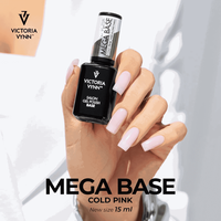 Mega Base Victoria Vynn- Cold Pink 8ml Rubber Base - VV-P8 - Everin - 1
