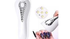 Mini lampa UV/LED 18w Portabila cu Acumulator - YC01-18W