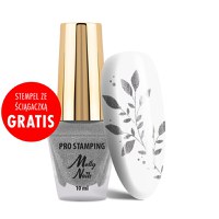 Oja Pentru Stampila Molly Lac PRO Stamping- Silver - ML-PS-S - 1