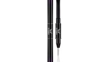 Pensula Dubla Pro Art Oval 6mm si Spatula Purple Everin - PAE-4 pentru Unghii