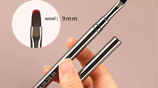 Pensula Everin Grey 97Y SF-84, forma limba de pisica pentru gel