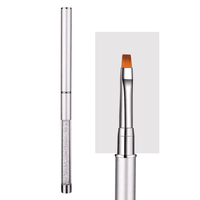 Pensula gel varf drept- maner cristale - 1