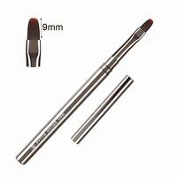 Pensula Metal Grey Oval 9mm - MG07 - 1