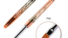 Pensula pentru gel varf drept nr.6 Everin LLP-6