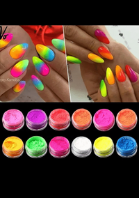 Pigment neon set 12 culori - 1