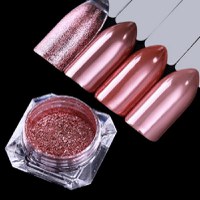 Pigment oglinda rose gold - 1