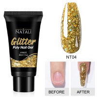 Polygel Glitter Natali NT04 30gr - NT01 - Everin - 1