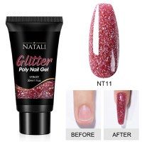 Polygel Glitter Natali NT11 30gr - NT03 - Everin - 1