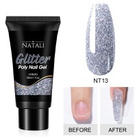 Polygel Glitter Natali NT13 30gr - NT05 - Everin - 1