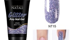 Polygel Glitter Natali NT15 30gr - NT15 - Everin