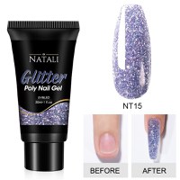 Polygel Glitter Natali NT15 30gr - NT15 - Everin - 1