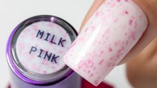 Rubber Base Molly Lac Flakes 10gr Milk Pink Hema Free - MP-10