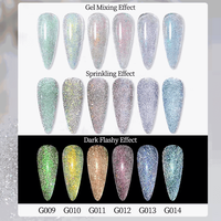 Sclipici Chrome Aurora NDG13 - NDG09 - 2
