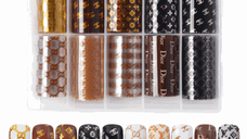 Set 10 folii de transfer 100x4cm. GC-239
