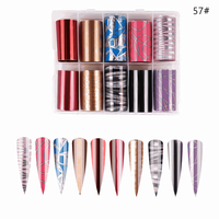 Set 10 folii de transfer 100x4cm. XKZ-57 - 1