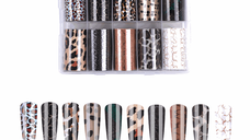 Set 10 folii de transfer 100x4cm. XKZ-58