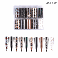 Set 10 folii de transfer 100x4cm. XKZ-58 - 1