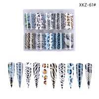 Set 10 folii de transfer 100x4cm. XKZ-61 - 1