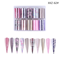 Set 10 folii de transfer 100x4cm. xkz-62 - 1