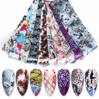 Set 10 folii de transfer 20x4cm. FT-RS10 - 1