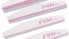 Set 10 Pila Unghii Semiluna FSM 80/120 - PFSM80/120