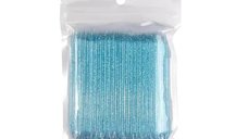 Set 100 de betisoare din PVC pentru impins cuticule, albastre - PVC100-AB