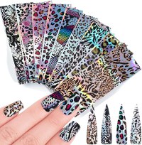 Set 16 folii de transfer Leopard 20x4cm. FT-GGR26 - FT-GGR26 - 1