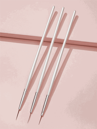 Set 3 Pensule Liner White - BR-3K - 1