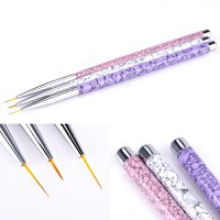 Set 3 pensule pictura marimi diferite 6mm, 9mm, 10mm. - 2