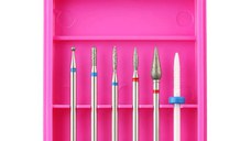 Set 6 capete de freza pink r10