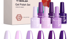 Set 6 Culori Oja Semipermanenta Venalisa- 2225 - 2221
