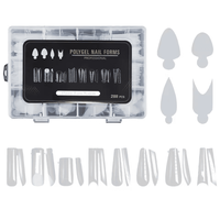 Set Tipsuri Reutilizabile 8 Forme Diferite si French Pads din Silicon - PAD-288 - 1