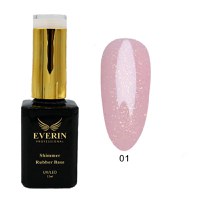 Shimmer Rubber Base Everin 15ml- 01 - 1