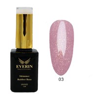 Shimmer Rubber Base Everin 15ml- 03 - 1