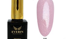 Shimmer Rubber Base Everin 15ml- 08